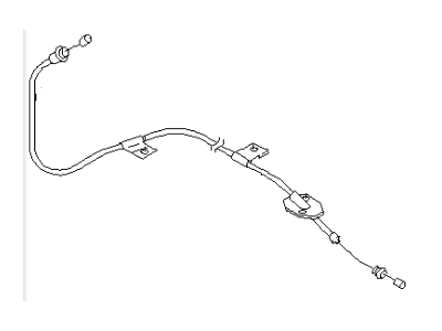 Infiniti 36402-60U00 Cable Assy-Parking Brake,Front