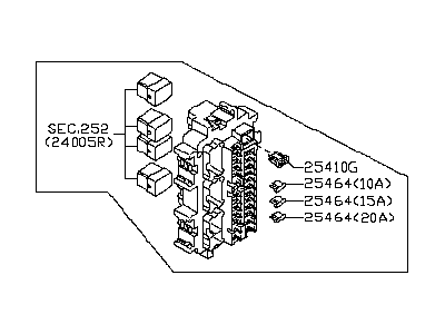 Infiniti 24350-1BA0A