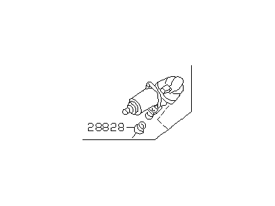 Infiniti 28810-AR000 Motor Assy-Windshield Wiper