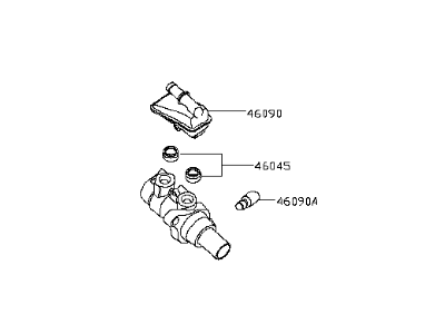 Infiniti Brake Master Cylinder - 46010-3JA0C