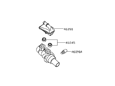 2019 Infiniti QX60 Brake Master Cylinder - 46010-3JA0C