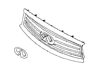 Infiniti QX70 Grille - 62070-6WY0A