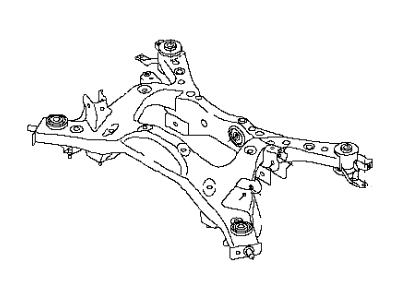 Infiniti 55400-5DA0A Member Complete-Rear Suspension