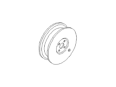 Infiniti 40300-F6226 Right Aluminum Wheel