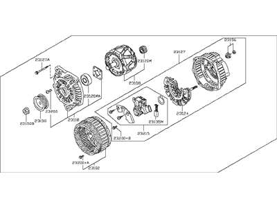 Infiniti 23100-AR710 Alternator Assembly