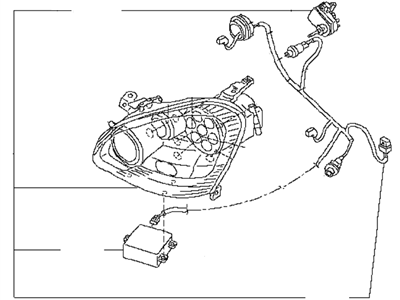 2004 Infiniti Q45 Headlight - 26075-AT505