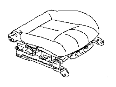 Infiniti 87300-1NX7C Cushion & Adjuster Assy-Front,RH