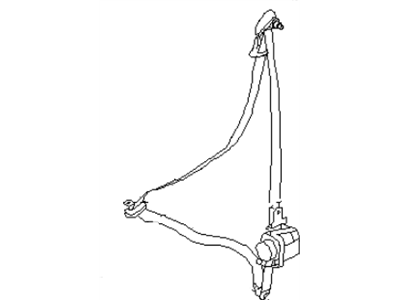 2003 Infiniti G35 Seat Belt - 86885-AM801