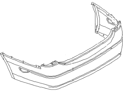 Infiniti 85022-5Y825 Rear Bumper Fascia Kit