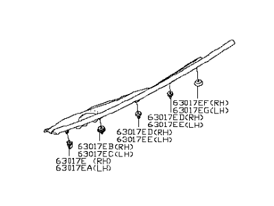 Infiniti 65820-JL00A Seal Assembly