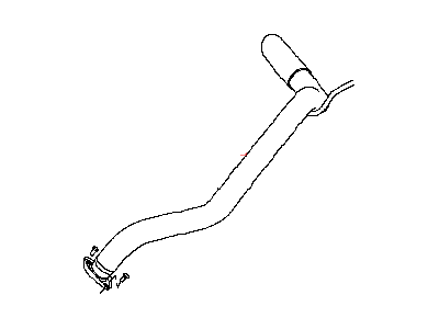 Infiniti 20050-7S000 Rear Exhaust Tube Assembly