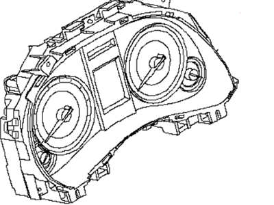 Infiniti 24820-1NF0C Instrument Cluster Speedometer Assembly