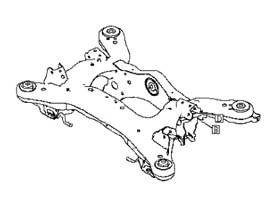 Infiniti 55400-5CA0A Member Complete-Rear Suspension