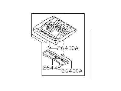 Infiniti 26430-AT965 Lamp Assembly Map