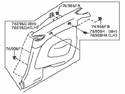 Infiniti 76900-JJ50A
