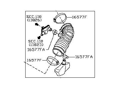 Infiniti 16576-EY00B