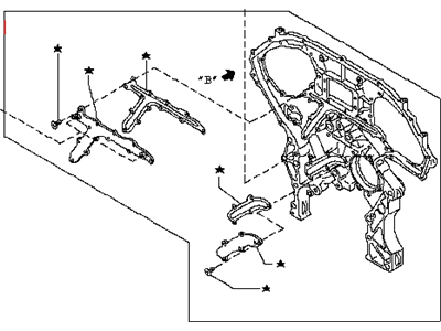 Infiniti Q40 Timing Cover - 13500-JK00C