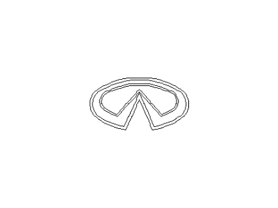 Infiniti H4894-1A39A Trunk Lid Emblem