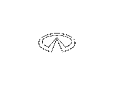 Infiniti 62890-6P100 Front Emblem