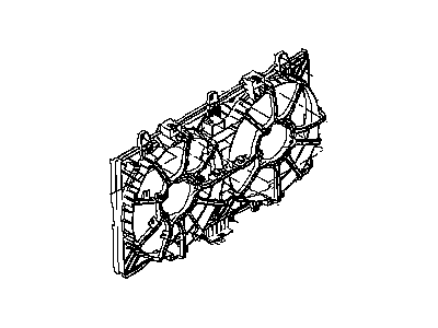 Infiniti Q50 Fan Shroud - 21483-4GA0A