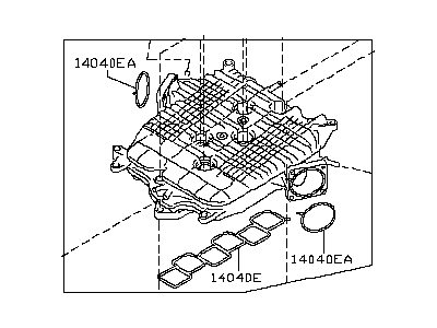 Infiniti M35h Intake Manifold - 14010-1MG0A