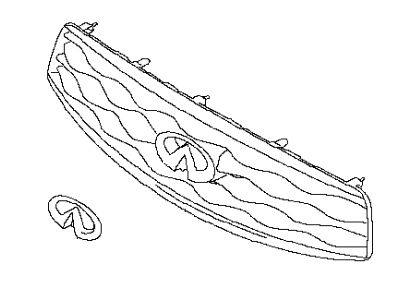 Infiniti QX70 Grille - 62070-6WP0B