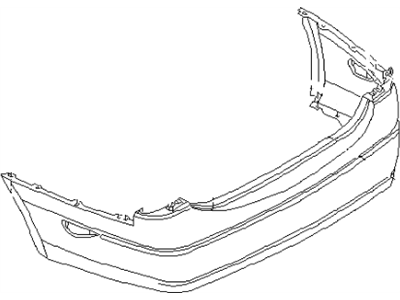 Infiniti 85022-3Y125 Rear Bumper Fascia Kit