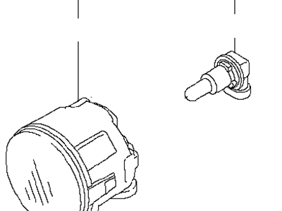 Infiniti 26150-4GA0B Lamp Fog RH