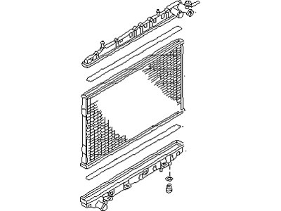 Infiniti 21410-62J00 Radiator Assembly