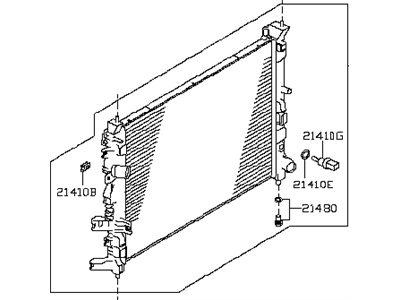 Infiniti Radiator - 21410-5NA1A