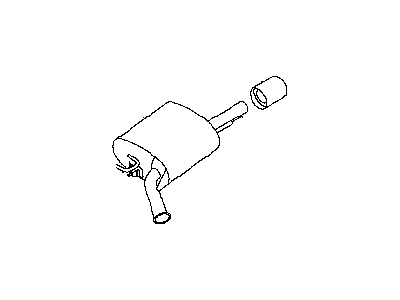 Infiniti Muffler - 20100-1NC0B
