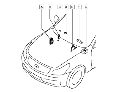 Infiniti G25 Body Control Module - 284B1-1NX7D