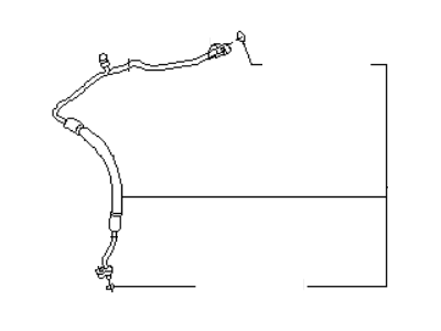 Infiniti G20 A/C Hose - 92480-7J100