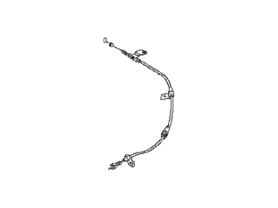 Infiniti 36531-EG000 Cable Assy-Brake,Rear LH