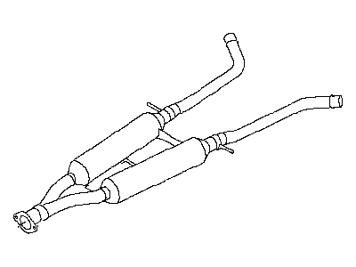 Infiniti Tail Pipe - 20300-JU60A