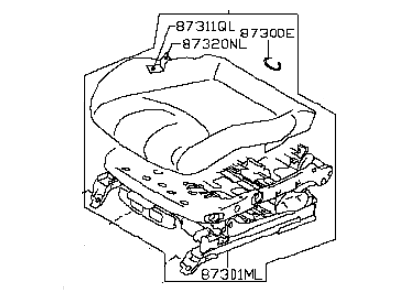 Infiniti 87350-1NJ3A