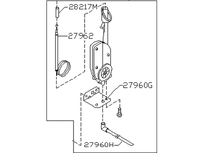 2000 Infiniti Q45 Antenna - 28200-6P100