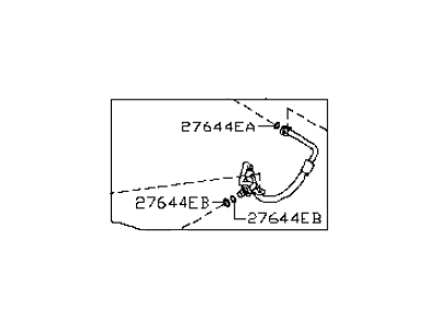 2013 Infiniti FX37 A/C Hose - 92490-1CB0A