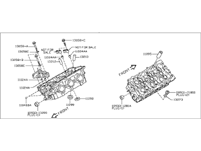 Infiniti Cylinder Head - 11040-JK00A