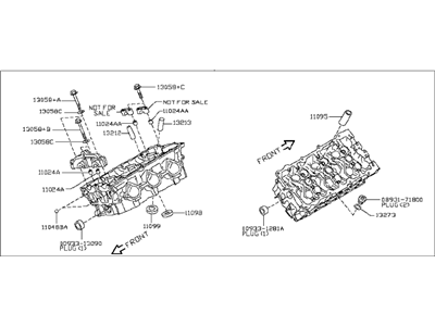 Infiniti G25 Cylinder Head - 11040-JK00A