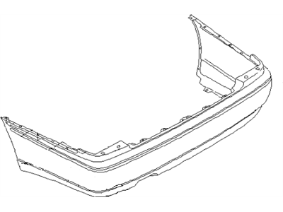 Infiniti 85022-6P125 Rear Bumper Fascia Kit