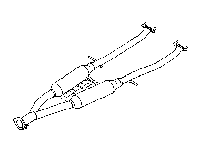 Infiniti EX35 Exhaust Pipe - 20300-1BA0A