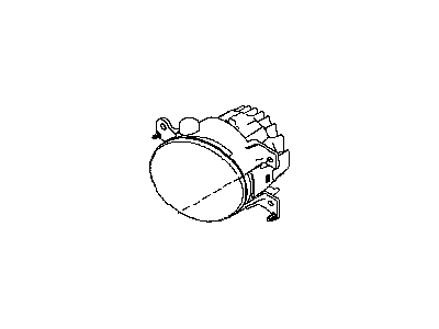 Infiniti 26155-4GA0B Lamp Fog LH