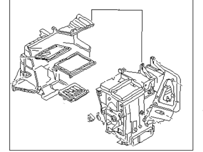 1990 Infiniti Q45 Heater Core - 27120-60U00