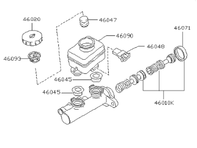 Infiniti Q45 Brake Master Cylinder - 46010-60U11