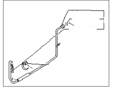 1992 Infiniti M30 A/C Hose - 92443-F6605