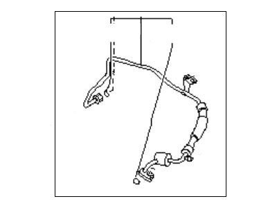 1991 Infiniti M30 A/C Hose - 92480-F6605