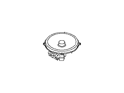 Infiniti 28138-JK110 Speaker Assembly-Rear