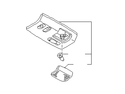 Infiniti 26430-62J11 Map Lamp Assy