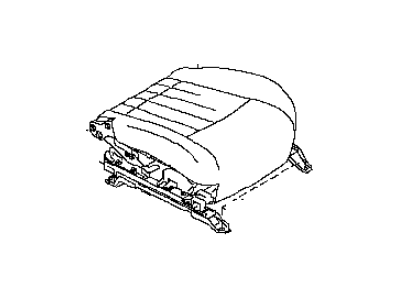 Infiniti 87300-1UX0C Cushion & Adjuster Assy-Front,RH